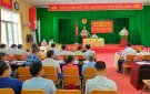 Kỳ họp thứ nhất HĐND xã Đông Văn khóa XX nhiệm kỳ 2021 - 2026